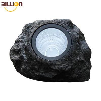 China Waterproof Simulated Stone Resin Outdoor Led Solar Light for sale