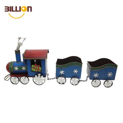 China Custom Wholesale Europe Christmas Train Outdoor Flower Pots for sale