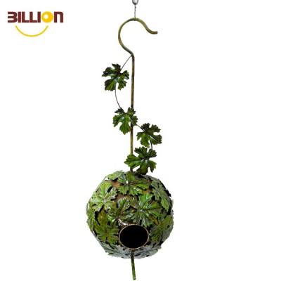 China Narual Viable Rustic Metal Aviaries Outdoor Hanging Decorative Pets Aviary for sale