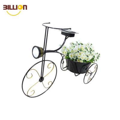 China USA Metal Handmade Bicycle Antique Metal Flower Pots For Home Decoration for sale