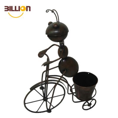 China Europe metal ants cycle garden pot planters for sale