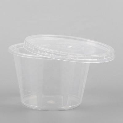 China Wholesale Disposable 4oz Food Plastic Sauce Party Disposable Round Cup And Lids for sale