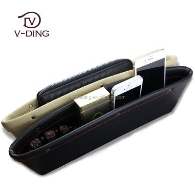 China Very Convenient Interior Storage Organize Items PU Leather Car Seat Organizer for sale