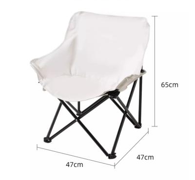 China HOTO Moon Moon Outdoor Portable Chair Easy-carry Lightweight Aluminum Folding Fishing Camping Chair for sale