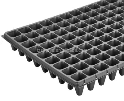 China 162cells Plastic Seedling Starter Plastic Agricultural Tray For Tobacco Seeds for sale