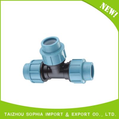 China Water supply garden/pipe irrigation system water pipe screw plug/pp compression fittings green/cover for sale