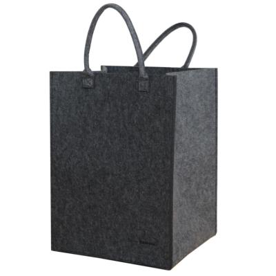 China Eco-Friendly Felt Laundry Basket Bag Eco-friendly Durable Felt Laundry Basket Bag Universal Felt Bag Large Toy Basket for sale