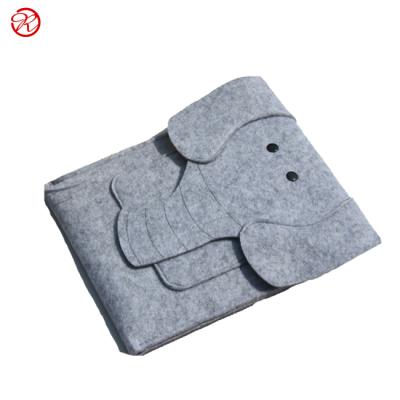 China Lightweight Cute Creative Elephant 8 10 11 Inch Laptop Bag Notebook Felt Laptop Bag For Teenagers Student Protection for sale