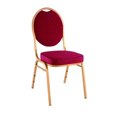 China Traditional Cheap Stacking hotel restaurant used price steel banquet chair for sale