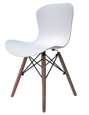 China Contemporary Hot Sale Factory Direct Selling Cheap Used designer Modern White Colored PP Plastic Dining Chairs Price, HYH-A304 for sale