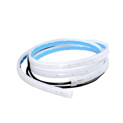 China factory two color car door emergency warning light waterproof strip led fog light headlight 120(cm) for sale