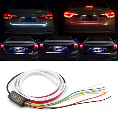 China Waterproof Flame Lamp Strip Led Light Headlight Auto Car Door Emergency Vehicle Front Truck Led Warning Light 1.2m/1.5m for sale