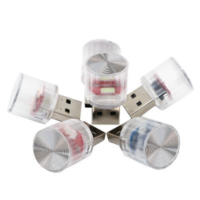 China Mini Led Atmosphere Lights Usb Car Light Without Retrofit Colorful Gradient Usb for sale