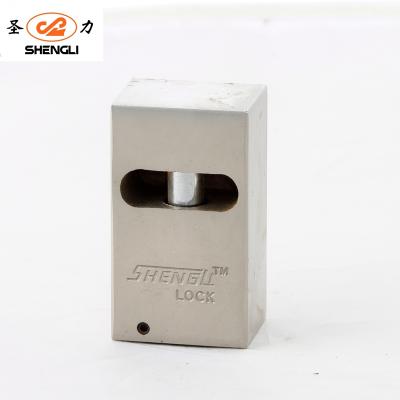 China HARDENED SOLID STEEL ANTI-THEFT PADLOCK WITH LINK CHAIN ​​70MM 80MM for sale