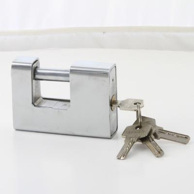 China Steel U Type Rectangular Cover Padlock 70mm/80mm/90mm/100mm for sale