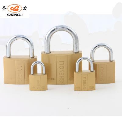 China IMITATE ATOM BRASS PADLOCK CHEAP PAINTED GUARD LOCK 32MM 38MM 50MM 63MM 75MM for sale