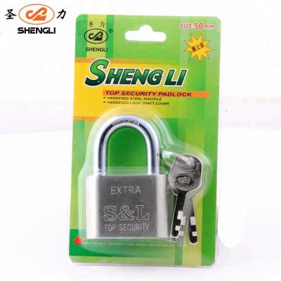 China factory high quality round corner tri circle pass padlock cheap chrome plated bulk iron GPP for sale