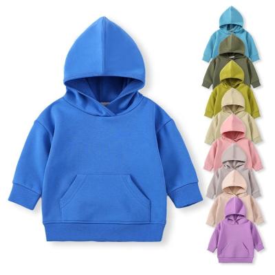 China Autumn Winter Long Sleeve Organic Cotton Comfortable Baby Spring Anti-pilling Sweatshirt Hooded Children's Sweater Children's Sports Top for sale