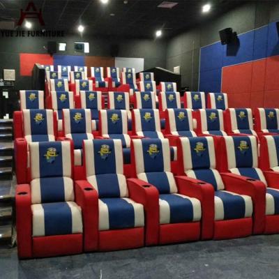 China Reclining Furniture Commercial Cinema Theater Leather Sofa for sale