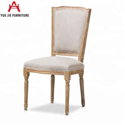 China Solid wood no bent french vintage chair for sale