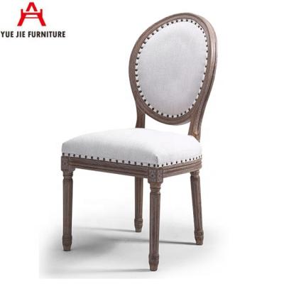 China Solid Wood Baroque Wooden Classic Hotel Banquet Chair for sale