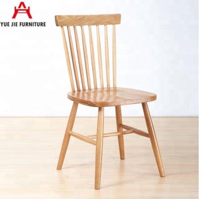 China European Style Solid Wood Windsor Chair Natural for sale