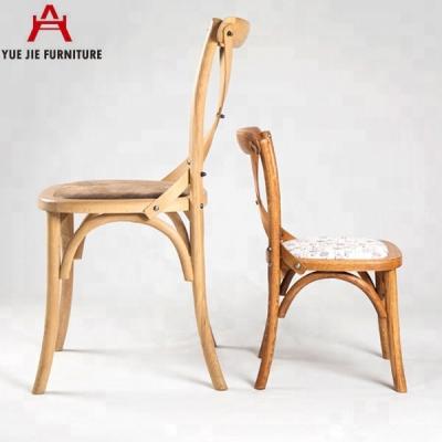 China Kids Solid Wood Cross Back Dining Chair for sale