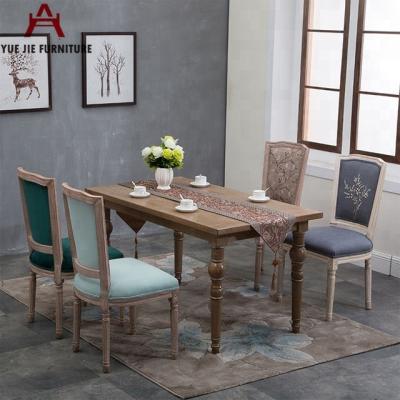 China Removable shabby wooden drawing tables and chair for sale