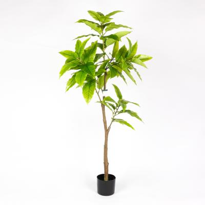 China Art Decor 160cm Bonsai Tree For Sale Artificial Potted Magnolia Leaf Plants for sale