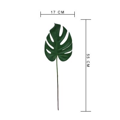 China Factory Indoor Monstera Living Room OEM HomWholseale Bulk Home Artificial Leaves for sale