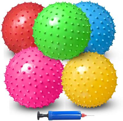 China Toy YongnKids Inflatable Cheap Price 5P Massaging Ball Toy Funny Ball Mini Inflatable Ball For Kid for sale