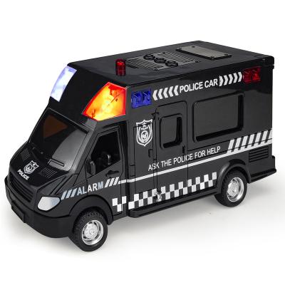 China Induction Theft YongnKids Cartoon Vehicle Speakers Police Car Light Cool Thrilling Toy For Children for sale