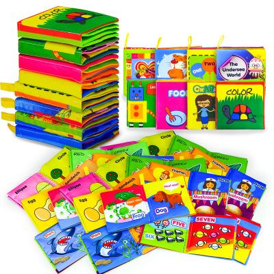 China YongnKids Education Enlightenment Customized Cute Baby Cloth Books Children Education Soft Cloth Book for sale