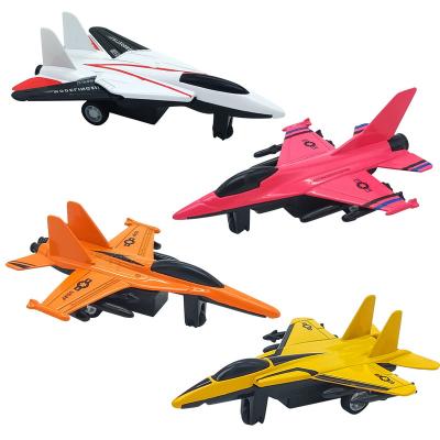 China Diecast Toy YongnKids Colorful Children&'s Toy Alloy Airplane Toys Metal Military Aircraft 4 Pieces for sale