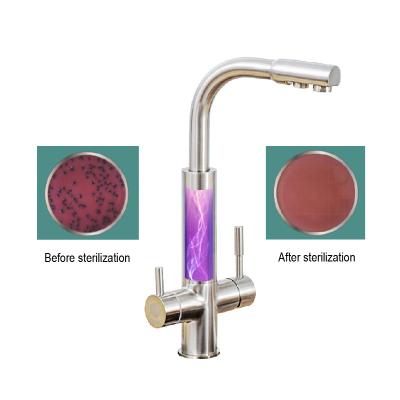 China 3 Way Electric Faucet Faucets Sterilization Faucet Water Filtration Faucets Kitchen Faucet UV-C Led for sale