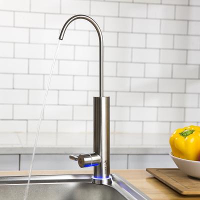 China Stainless Steel Electric Faucet Manufacturers China Three Way Faucet Kitchen Water Faucets for sale