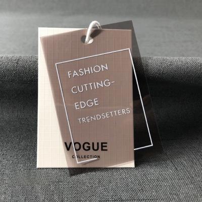 China Sustainable Garment Accessories Brand Custom Logo Apparel Hang Tags Clothing Tags Hanging Label Garment Hang Tags for sale