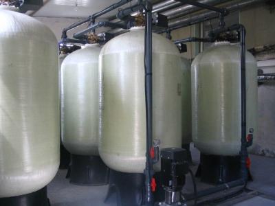 China PLC Control Boiler Water Treatment System Soft Water Ion Exchange High Efficiency for sale