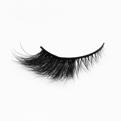 China Long Real Mink Eyelashes Cruelty Free B J D Natural Long Half Natural Cat Eye Lash False Curl Eyelashes 15mm Long for sale