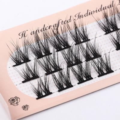 China Wholesale Bulk Waterproof Eyelash Extension Supplies Synthetic Lashes Different Fiber Silk Full Volume Eyelash Extensions for sale