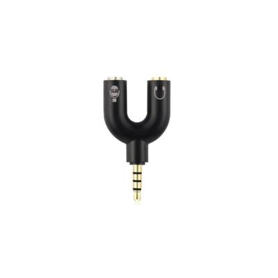 China Mobile Phone 3.5mm Earphone Microphone Audio Splitter For Cell Phones for sale