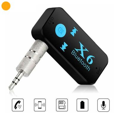 China 5 (m) 5.0 AUX adapter. Blue Tooth Car Audio Receiver Plug With TF Card 3.5MM Car BT Plug-and-play Adapter for sale