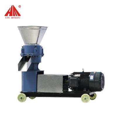 China Plant 9KLP 210 Three Phase 7.5KW Flat Die Type Animal Feed Pellet Mill Machine for sale