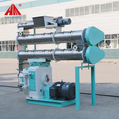 China Poultry Farms Large Scale 3-5 Ton Per Hour Heat Cylinder Plant Ring Die Feed Pellet Machine Price for sale