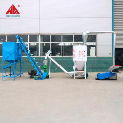 China In medium or large farm factory or small flat die type rabbit feed pellet machine animal feed production farms line for sale