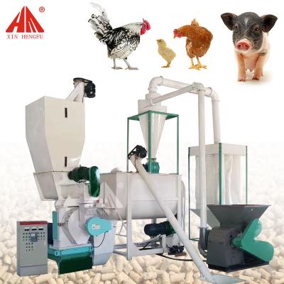 China Farms 300-500 Kg/H Pellet Feed Machinery Ruminant Feed Processing Machine for sale