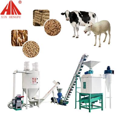 China In medium or large farm factory or hot selling animal farms mill chicken making factory for sale small livestock feed pellet production line for sale