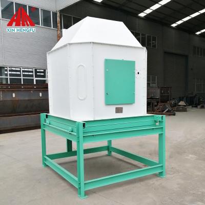 China Pork/chicken pellet animal feed mill equipment flow cooling chiller counter 3t/h pellet cooling machine for sale