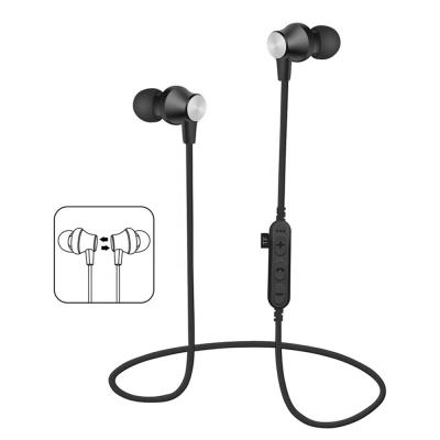 China In-ear Sports In-ear Bass Mobile Earphones Headphones Wireless Headset Magnetic Support TF And SD Card for sale