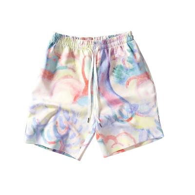 China 2020 New Fashionable Fashionable Custom Made Shorts Tie-dye Printed Men Shorts for sale